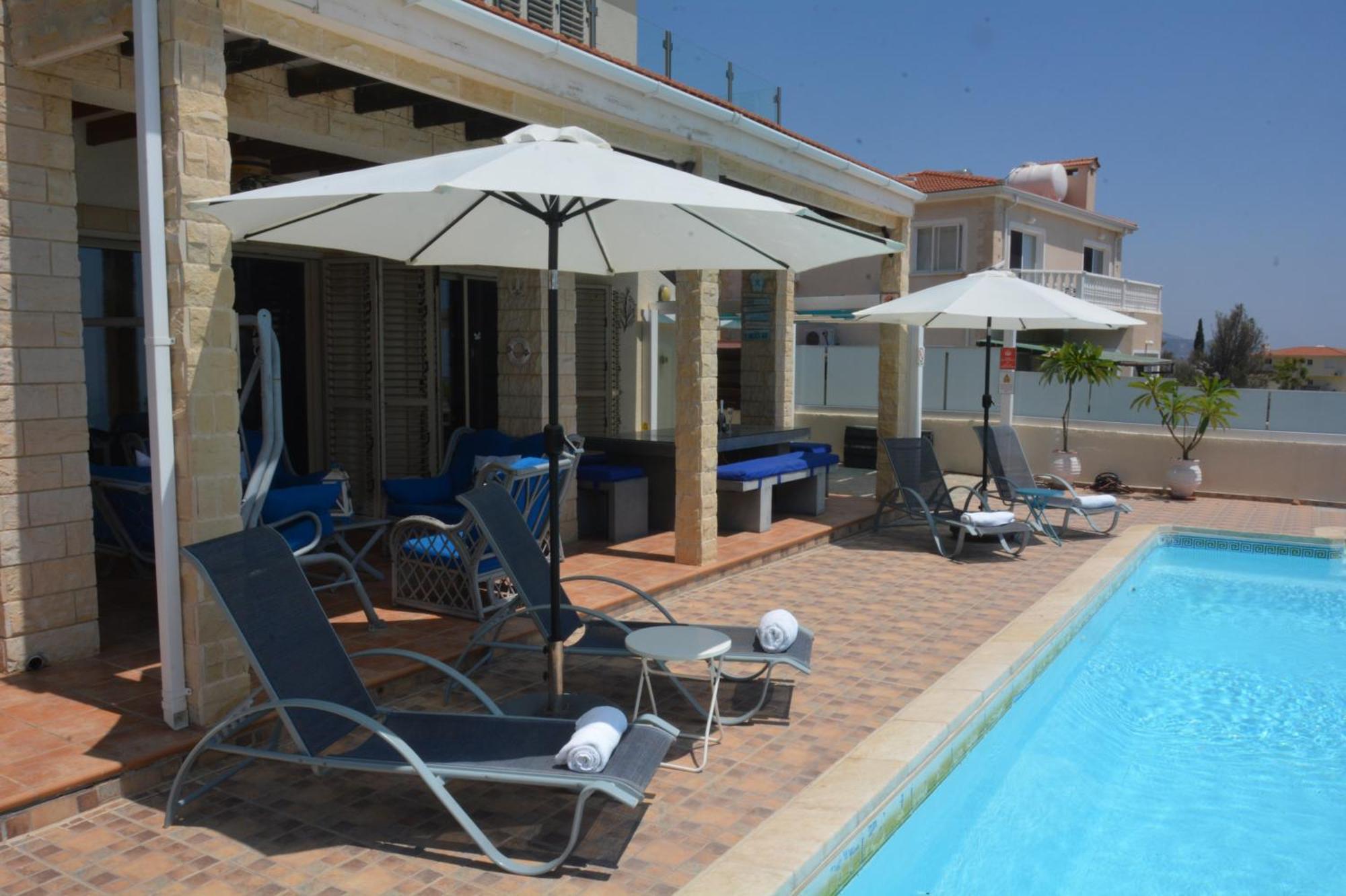 Villa Ocean Breeze Peyia Luaran gambar